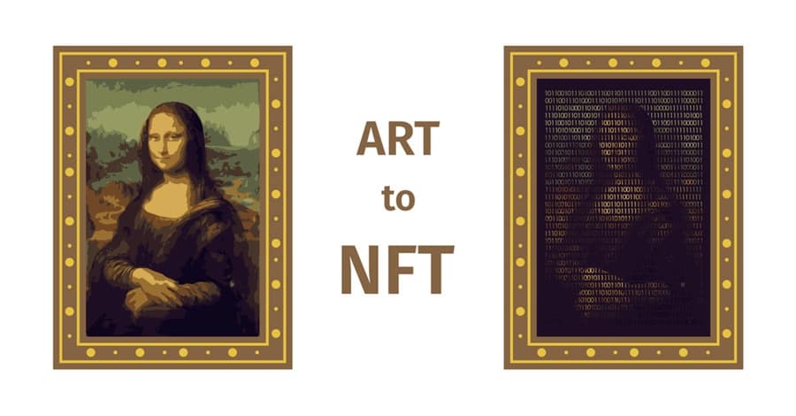 ภาพวาด Mona Lisa ถูกแปลงเป็นไฟล์ NFT