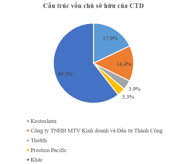 Cấu trúc vốn chủ sở hữu của CTD