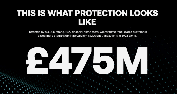 Revolut ช่วยประหยัดเงินได้มากกว่า 590 ล้านดอลลาร์ จากการฉ้อโกงที่อาจเกิดขึ้นในปี 2023