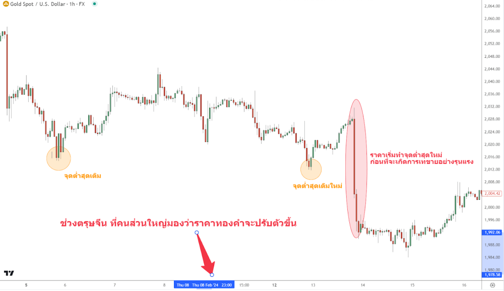 ภาพประกอบการเทรดทอง Forex โดยยึดติดกับความเชื่อส่วนตัวมากเกินไป